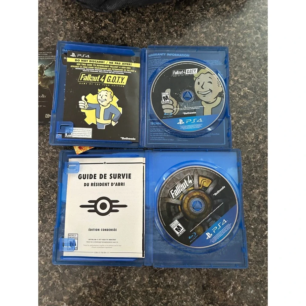 Fallout 4 & Fallout 4 GOTY Game of the Year Edition PS4 PlayStation 4 Bundle